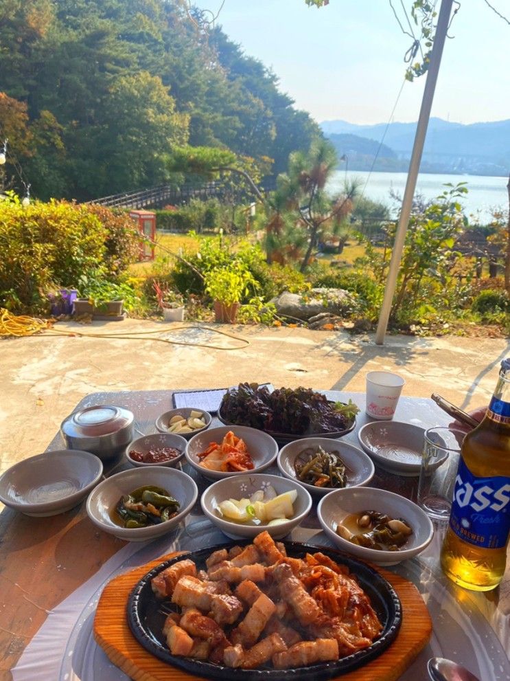 [안성 맛집] 강건너빼리_호수뷰 야외식당 재방문