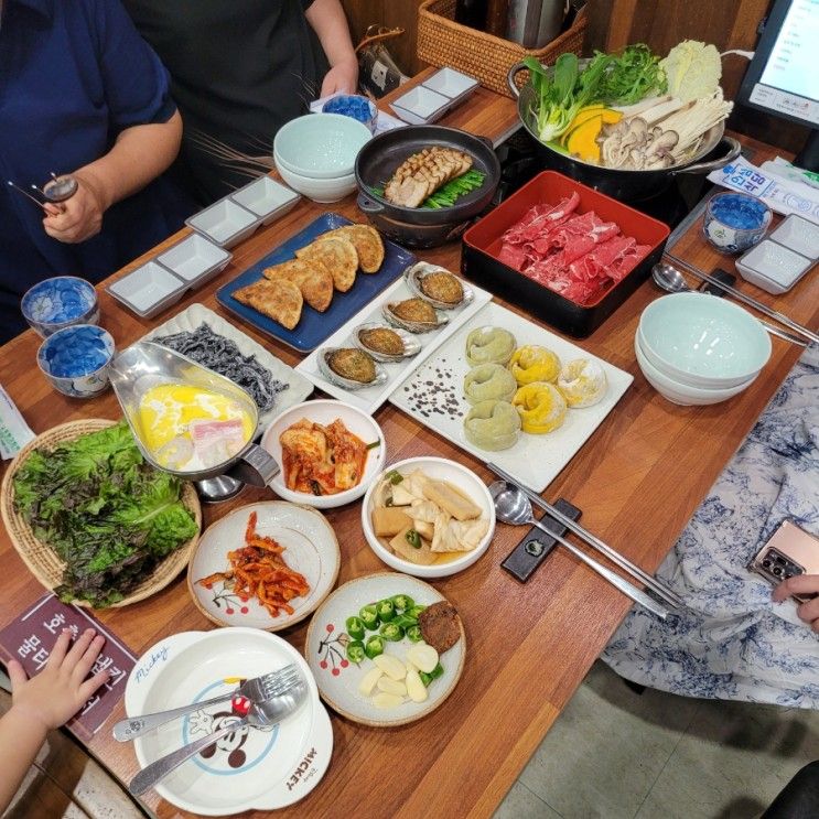 만두전골 맛집 으로 유명한 안산고잔동맛집 가족외식하기...