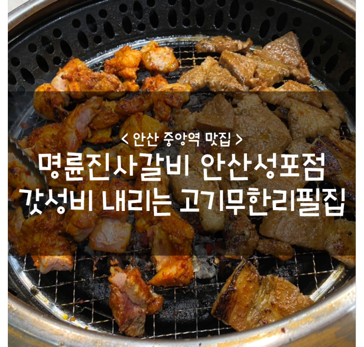 안산 중앙역 맛집 :: 명륜진사갈비 안산성포점 갓성비 내리는...