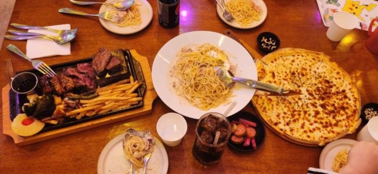 야당 스테이크 파스타 맛집 레이스키친(야당역 아이와 가기...