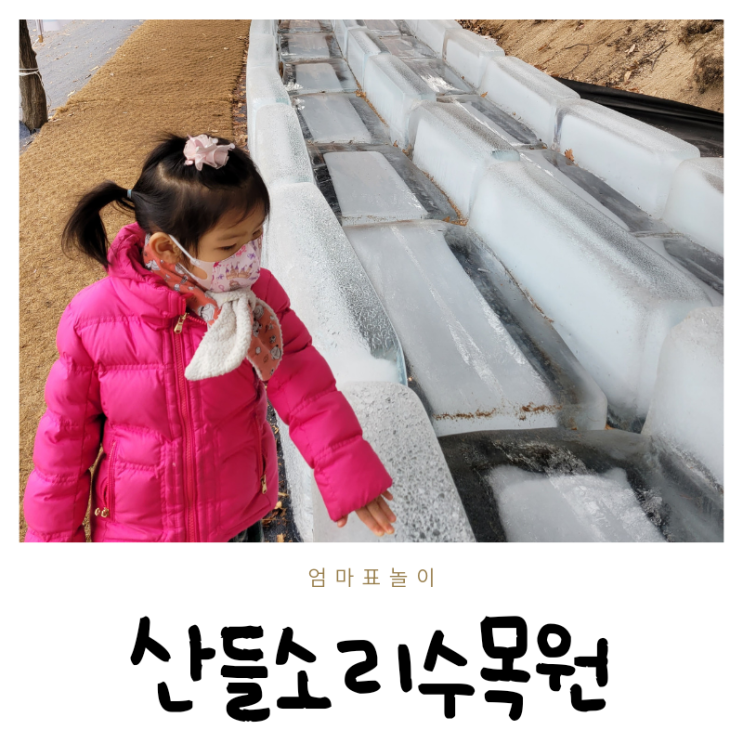 산들소리수목원 썰매 얼음 봅스레이 서울근교 아이와 가볼만한곳