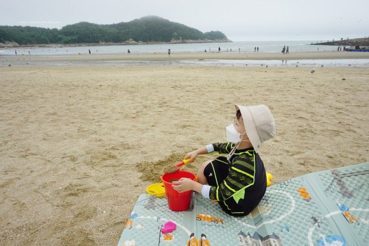 아이랑 여름휴가, 을왕리 해수욕장 모래놀이