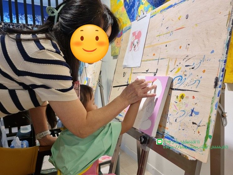 부개역카페  아이와 함께 그림앤나 드로잉카페 부평본점