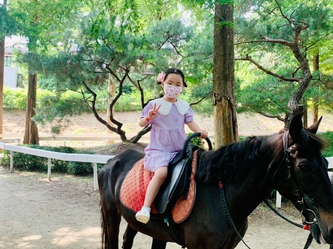 용인 한터농원:) 경기도 어린이 체험, 말타기, 야외바베큐까지...