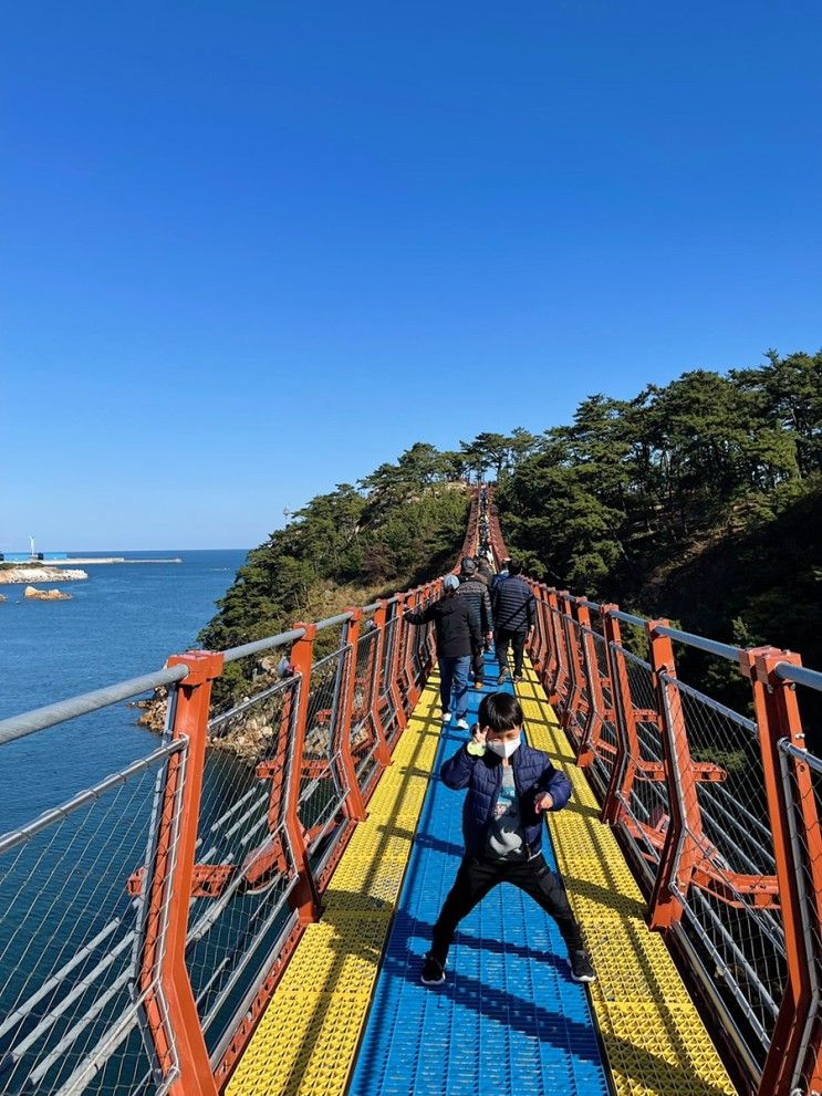 부산근교 아이와가볼만한곳 울산 대왕별 아이누리 상상놀이터 , 대왕암 공원 출렁다리