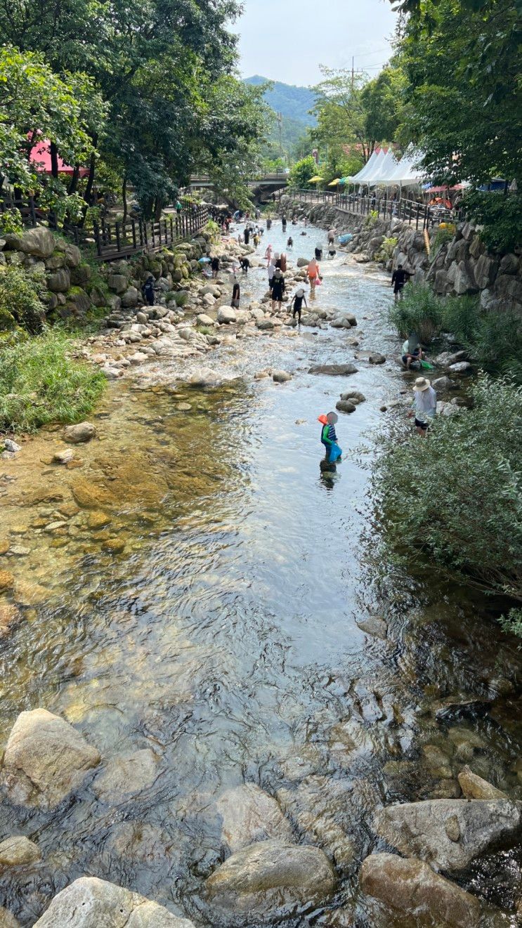 [청운쉼터] 백운계곡 카페/  계곡 물놀이 가능한 카페