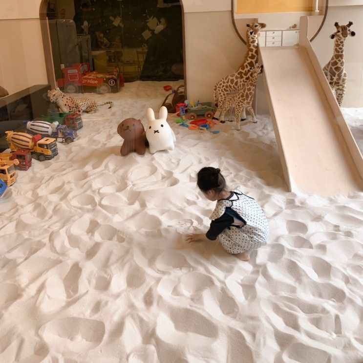 청라 키즈카페 추천 아기 모래놀이 오감 실내놀이터 모래그리다