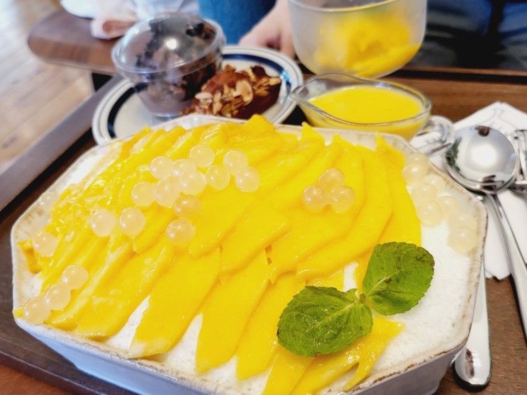 일산 밤리단길 카페추천 생망고빙수 맛집!<오릴리>