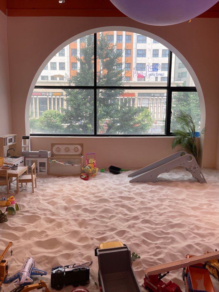 부평구청 근처 아기 모래 놀이터 모래비치