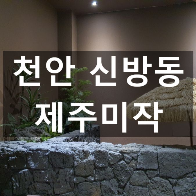 천안 신방동 인테리어 이쁜 제주느낌 카페 제주미작