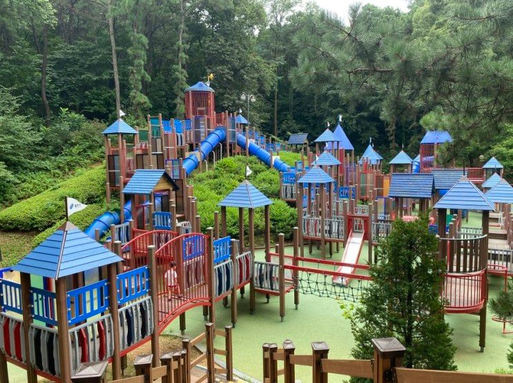 용인 만골근린공원, 아이랑 가볼 만한 대형 놀이터가 있는 공원