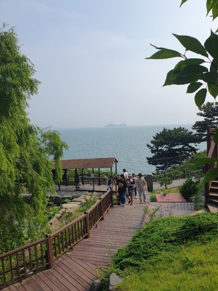 곳> 충남 보령 죽도, 세계 최장 회랑,자연의 비밀 정원 상화원