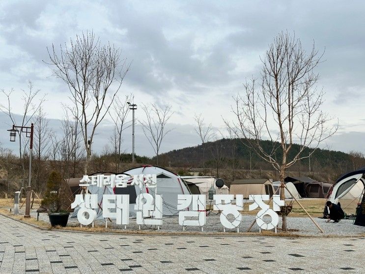 (충남 서천) 깨끗하고 넓은 캠핑장, 스테리움 서천 생태원 캠핑장