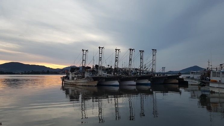 석양에 물드는 대명포구 풍광에 취하다