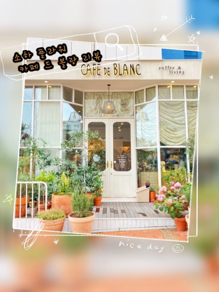 [광명],[소하] 브런치 플라워 카페 - cafe de blanc/ 카페 드...