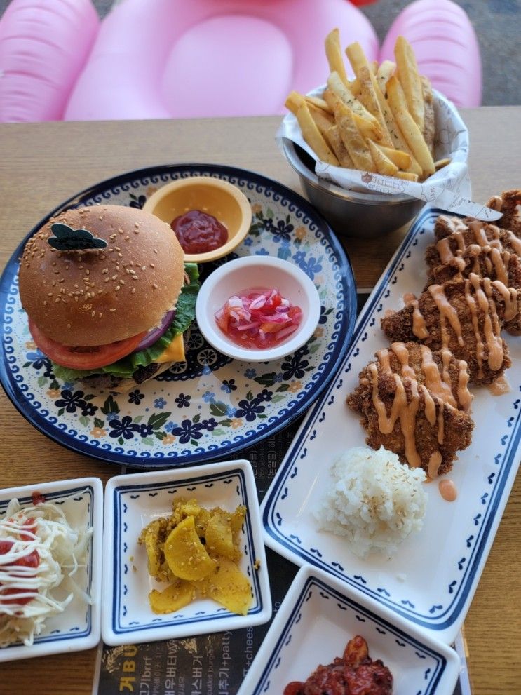 강원도 고성 장사항 수제버거 맛집 속초 자메이카버거