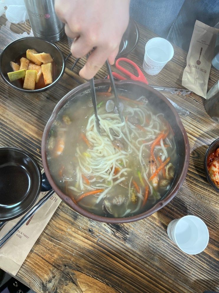 [양평여행] 양떼목장 바로 옆 칼국수 맛집 '항아리' 가족식사로...