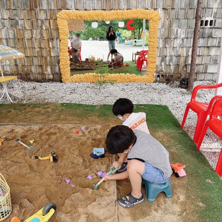 포천 아이와가볼만한곳 에어수영장 및 모래놀이 놀거리 많은 오옷스페이스