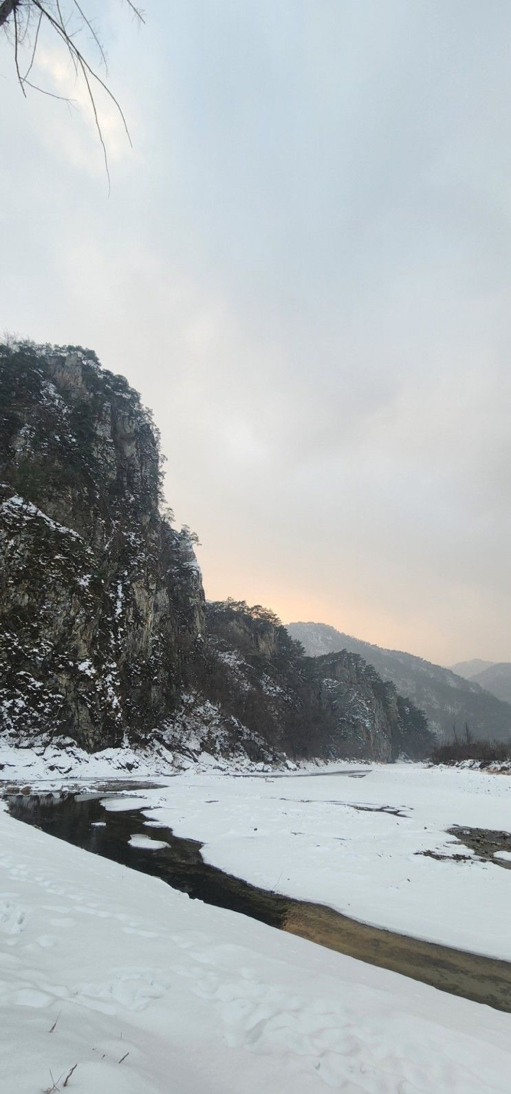 설중캠핑 즐기고 온 원주 칠봉 두루뭉 캠핑장