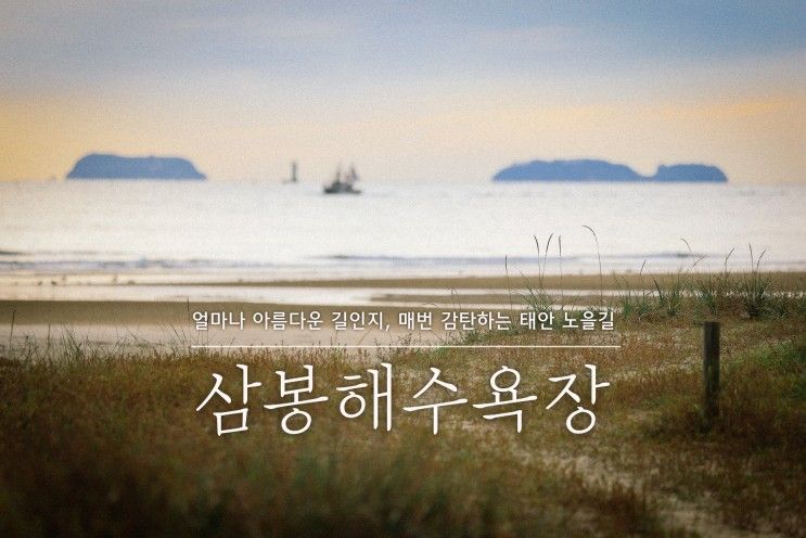 태안 가볼만한곳 삼봉해수욕장 걷고 또 걷고