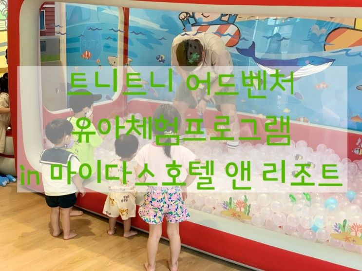 가평 아이가 뛰놀 수 있는 유아체험프로그램 트니트니 어드벤처 (in 마이다스호텔앤리조트)