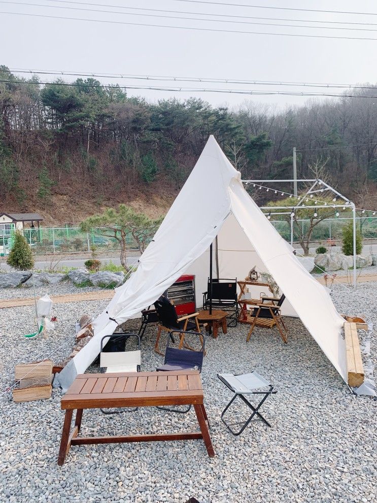 아이와 가기 좋은 천안아산 불멍카페 / 캠핑카페 "도고소풍"