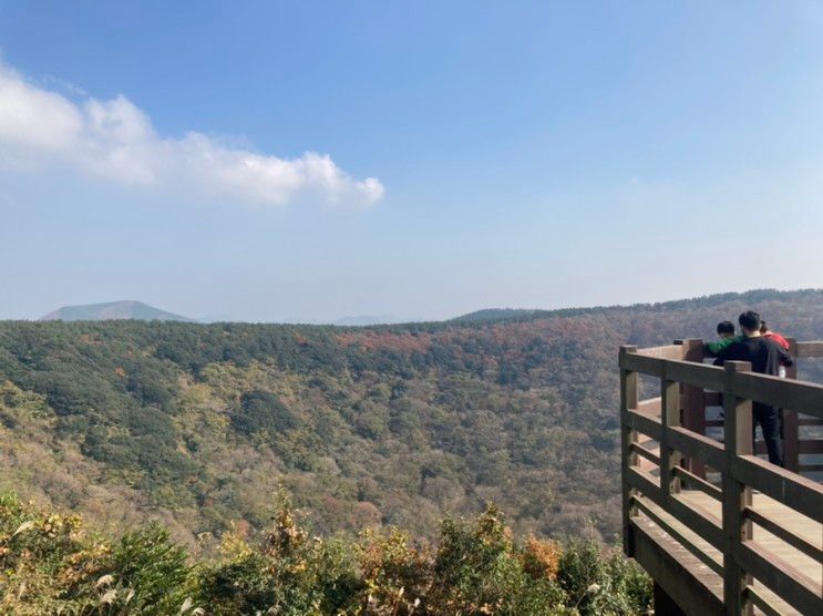 두 아이와 함께 정신없었지만 제일 기억에 남았던, 제주도 산굼부리