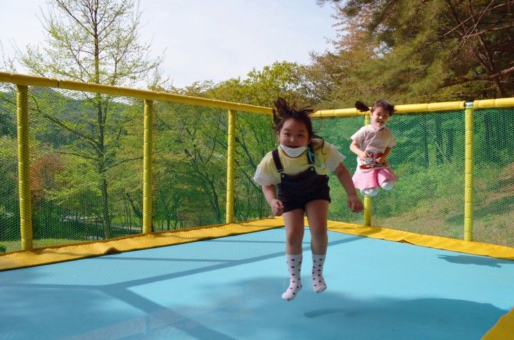 [포천 1박2일 여행]  평강랜드 숲속 놀이터 | 아이와 가볼만한 곳 추천, 산정호수 이동폭포 근처