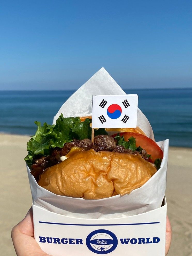 ♥내돈내먹♥ 양양 수제버거 맛집 '버거월드' 라구나비치점