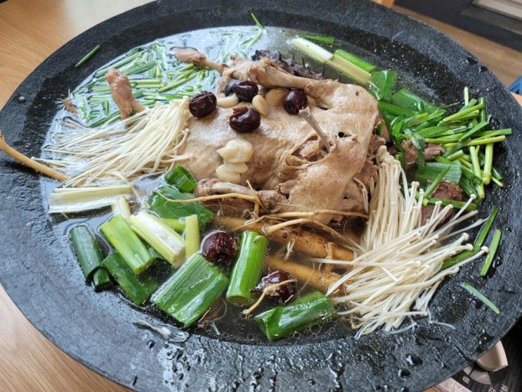 동두천 계곡 오리백숙 맛집 '왕방명가'