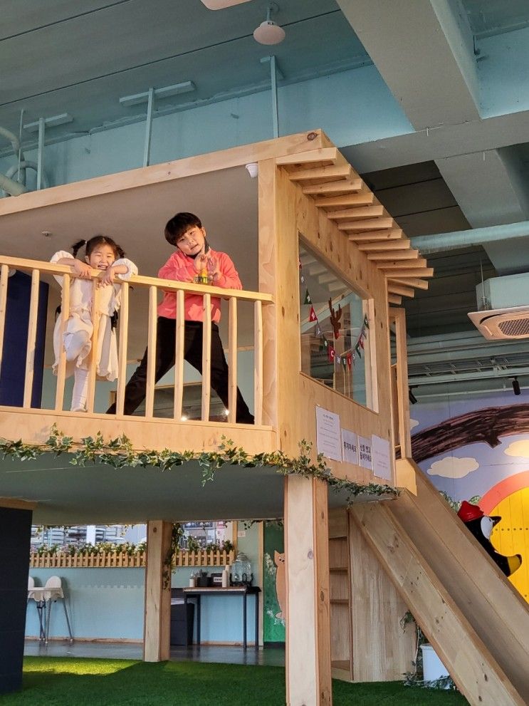 시흥 아이랑 가볼만한곳, 미끄럼틀이 있는 카페 은계지구 아마츄어작업실 커피의전당