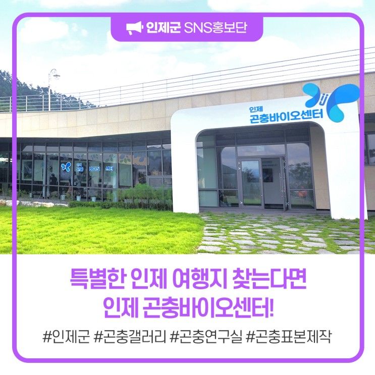 특별한 인제 여행지 찾는다면 인제 곤충바이오센터!