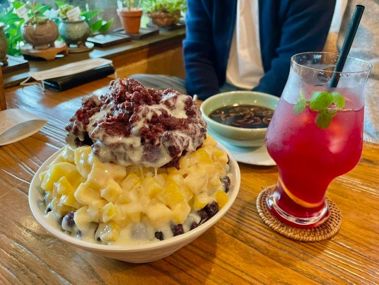 카페 진짜 팥 수제팥빙수, 쌍화차, 오미자차 맛집 _ 전통찻집 향기