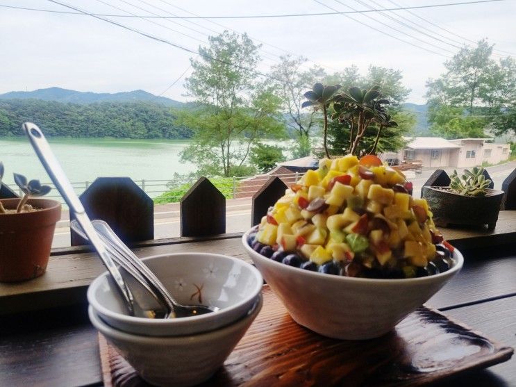 안성 금광호수 과일빙수 맛집 & 전통찻집 향기