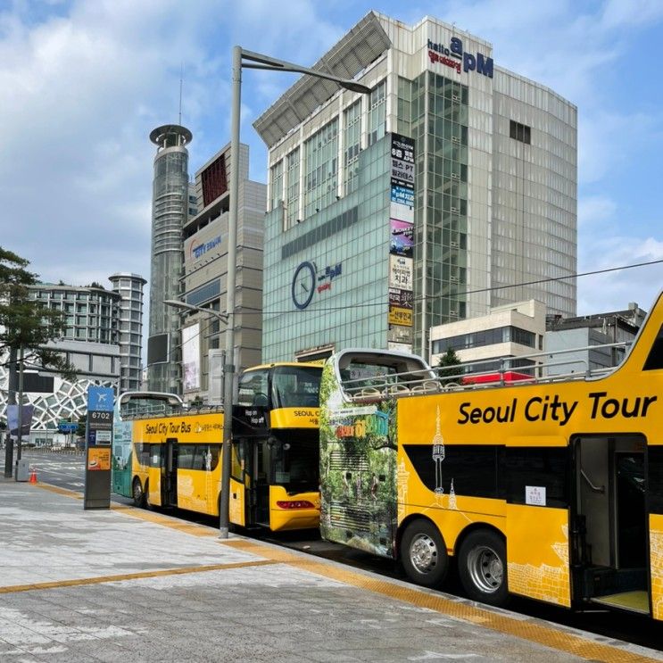 노랑풍선 시티버스 예약 후 서울투어 (동대문, 청와대...