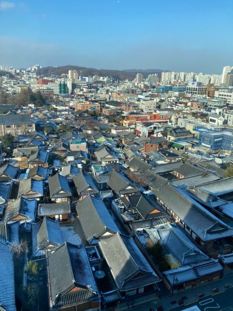 전주 한옥마을 라한호텔 패밀리트윈룸 세미한옥뷰