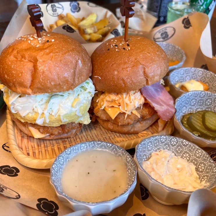 제주도 행운문 수제버거 제주 애월 맛집