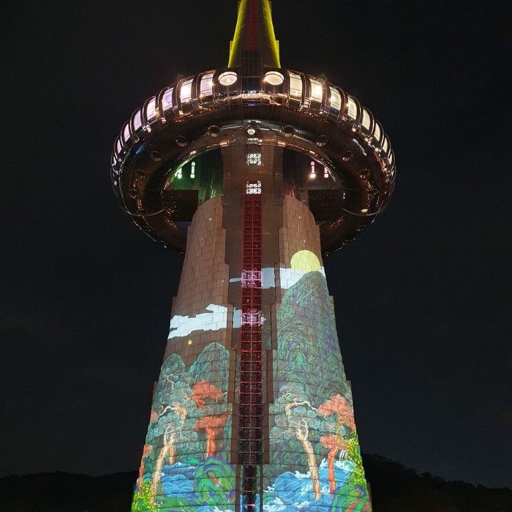 대전 엑스포과학공원, 한빛탑 음악분수와 카페비노
