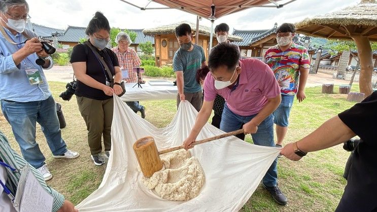 공주한옥마을 전통문화체험...다식만들기, 백제차 체험, 인절미만들기