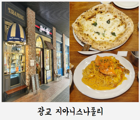 광교 아비뉴프랑 맛집, 화덕 피자 추천 지아니스나폴리