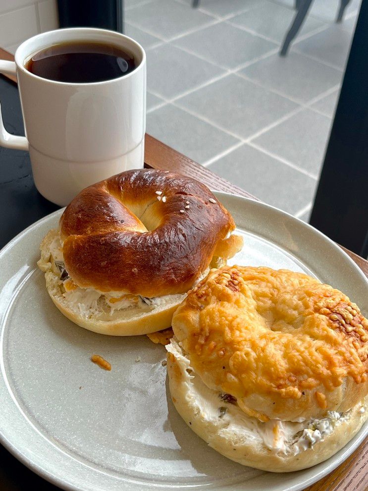 부산 여행 광안리 카페 베이글맛집 올선데이 광안점