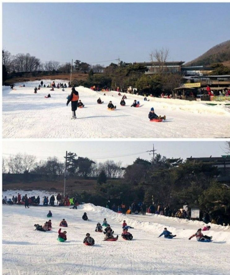 [파주/썰매] 파주 겨울놀거리,겨울여행지 : 쇠꼴마을 눈썰매장...