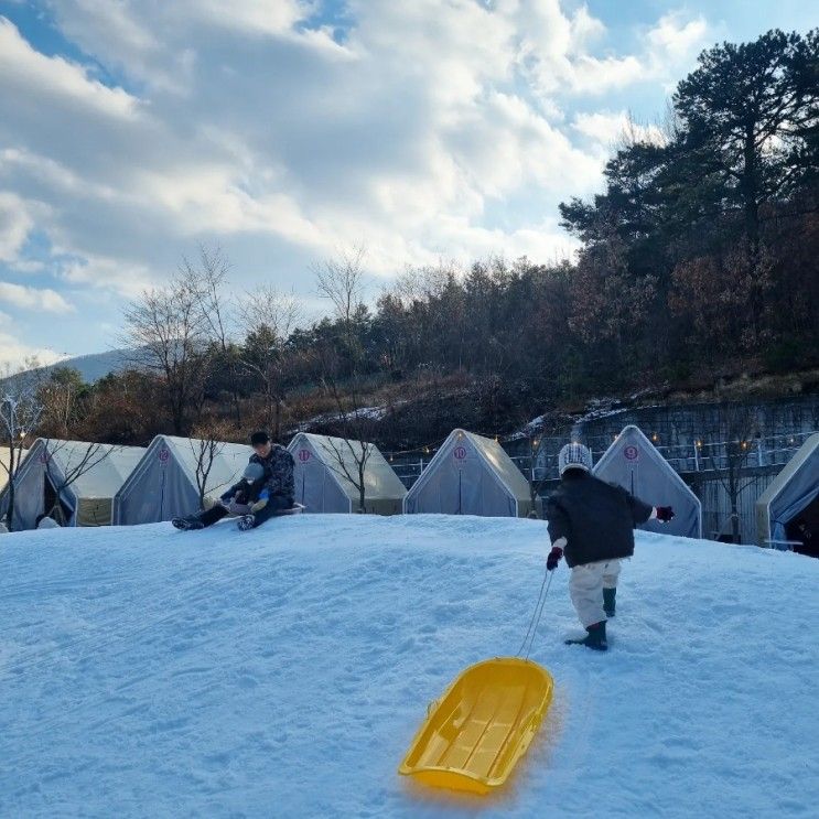 아이들과 가볼만한곳, 대구근교눈썰매캠프닉 :)캠프80