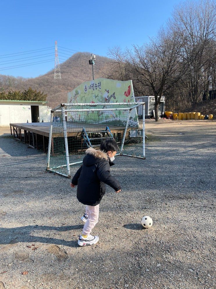 아이와 당일캠핑과 놀이가 가능한 광주 지월농원