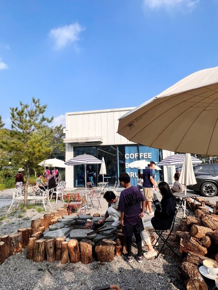 용인 고기리 브런치맛집 불멍할수있는 감성카페 인플럭스