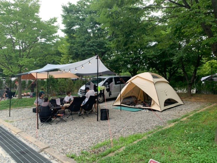 도심캠핑 안산화랑오토 캠핑장 H7 / 안산산업박물관