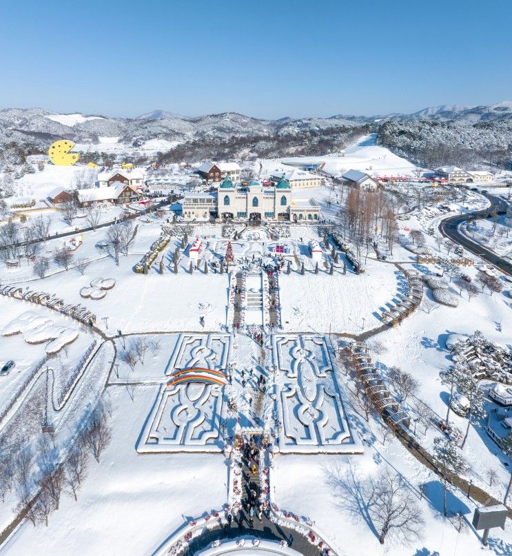 설경이 아름다운 임실 치즈테마파크 산타축제 구경하기