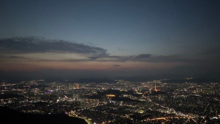 야경보러 대구 앞산전망대 갔다오기!