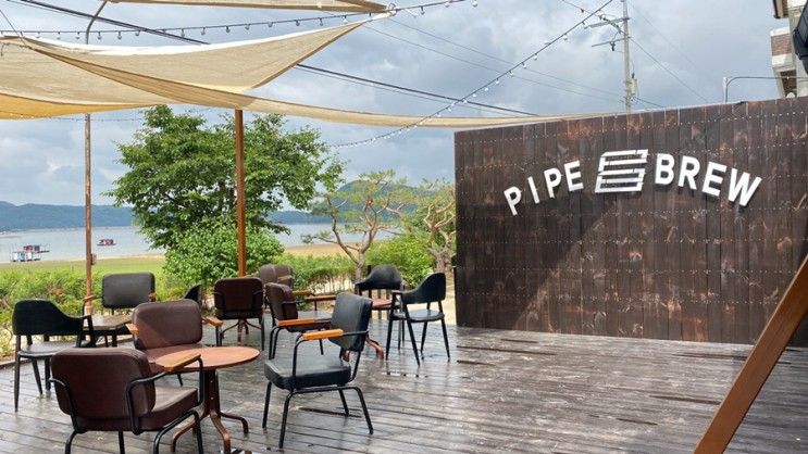 용인신상카페 파이프브루 PIPE BREW 이동 저수지 뷰의... 