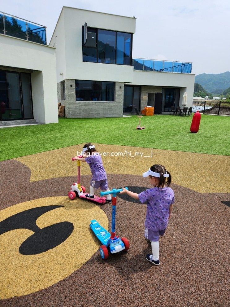 쌍둥이, 8개월 아기와 춘천여행 로로키즈풀빌라 공주룸 후기